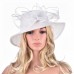 s Kentucky Derby Floral Wide Brim Church Dress Sun Hat A323  eb-20985386